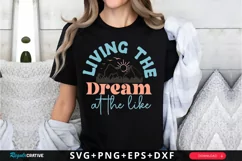 Living The Dream At The Like SVG, Summer SVG Design Product Image 3