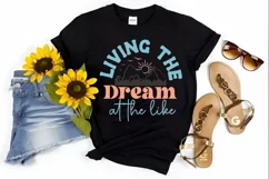 Living The Dream At The Like SVG, Summer SVG Design Product Image 2
