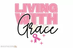 Breast Cancer SVG Retro T-shirt Design, Breast Cancer PNG Product Image 1