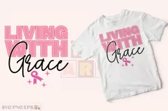 Breast Cancer SVG Retro T-shirt Design, Breast Cancer PNG Product Image 3