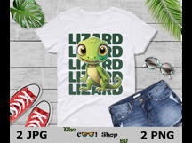 Lizard Lizard Lizard Funny Meme Png, Cute Lizard Meme Png Product Image 3