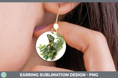 GorgeousLizards Round Earrings design.