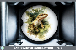 GorgeousLizards Car Coaster design.