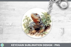 GorgeousLizards Keychain design.