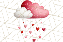 Llama Valentine PNG, Alpaca Love Art, Heart Shack Clipart Product Image 2