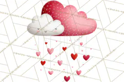 Llama Valentine PNG, Alpaca Love Art, Heart Shack Clipart Product Image 2