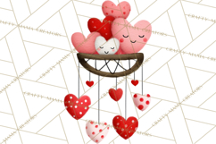 Llama Valentine PNG, Alpaca Love Art, Heart Shack Clipart Product Image 5