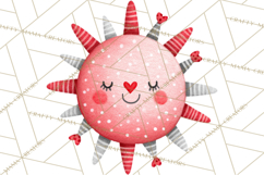 Llama Valentine PNG, Alpaca Love Art, Heart Shack Clipart Product Image 4