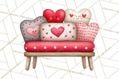 Llama Valentine PNG, Alpaca Love Art, Heart Shack Clipart Product Image 3