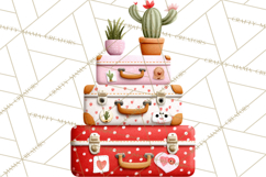 Llama Valentine PNG, Alpaca Love Art, Heart Shack Clipart Product Image 2