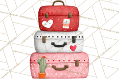 Llama Valentine PNG, Alpaca Love Art, Heart Shack Clipart Product Image 3