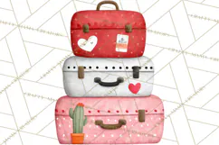 Llama Valentine PNG, Alpaca Love Art, Heart Shack Clipart Product Image 3
