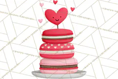 Llama Valentine PNG, Alpaca Love Art, Heart Shack Clipart Product Image 5
