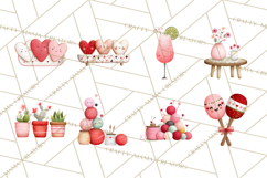 Llama Valentine PNG, Alpaca Love Art, Heart Shack Clipart Product Image 7