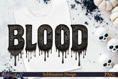 Lace Halloween Sublimation Design | Blood Product Image 1