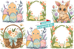 Easter Clipart,Easter png,Happy Easter png,Easter Day SVG Product Image 1