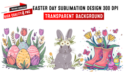 Easter Clipart,Easter png,Happy Easter png,Easter Day SVG Product Image 1