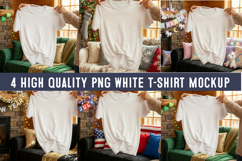 Bella Canvas Mockup | White t-Shirt Mockup | Blank Mockup Product Image 1