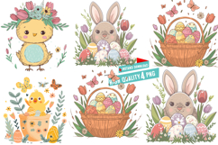 Easter Clipart,Easter png,Happy Easter png,Easter Day SVG Product Image 1