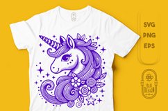 llustration of a Unicorn Product Image 1