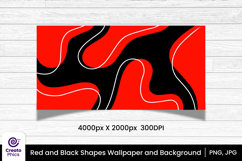 llustration-wallpaper-digital paper-background-backdrop-printable-abstract-shapes-red-black-design-