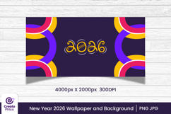 llustration-wallpaper-digital paper-background-backdrop-printable-new year-2026-holiday-celebration-