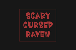 Lnomar Spooky Display Font Product Image 3