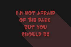 Lnomar Spooky Display Font Product Image 5