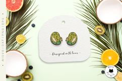 Lizard Stud Earrings Laser Cut | Animal Laser Earrings Product Image 2