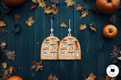 Layered Ghost House SVG | Halloween Earrings Laser Cut Product Image 4