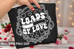 Loads Of Love - Retro Valentine Design Product Image 1