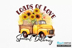 Loads Of Love Special Delivery Sublimation PNG Product Image 1