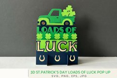 3D ST PATRICKS DAY-LOADS OF LUCK POP UP Product Image 1