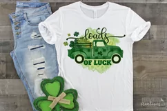 Loads of Luck Truck St. Patrick's Day Sublimation PNG Product Image 2