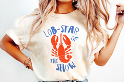Lob-star of the Show, Funny Lobster PNG, Sublimation design. Product Image 3