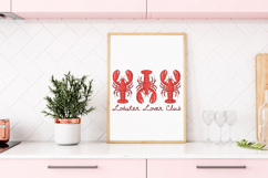 Lobster Lover Club Png, Summer Design Product Image 2