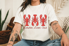 Lobster Lover Club Png, Summer Design Product Image 3