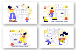 10 Hyper Local Business Support Illustration Product Image 2