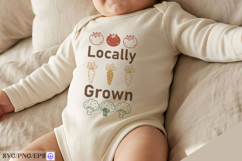 Baby &amp; Kids Vegetable Funny SVG PNG Design Product Image 2