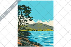 Inveruglas Isle Loch Lomond and Trossachs National Park WPA Product Image 1