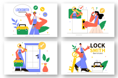9 Locksmith Service Illustration Product Image 2