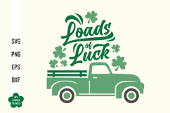 This St Patricks day Loads of Luck Svg Png is great for creating wonderful T-shirts, hoodies, tote bags, mugs, tumblers, decorations, stickers
