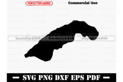 Logan Lake BC CA Map SVG PNG DXF EPS PDF Product Image 1