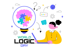10 World Logic Day Illustration Product Image 4