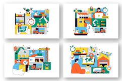 10 Logistics Vector Illustration Product Image 2