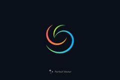 Bird abstract round logo Product Image 1