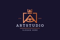 Art Studio Letter A Logo Product Image 1