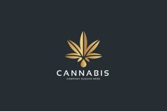 Cannabis Oil Pro Logo Template Product Image 1