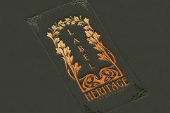 Luxury vintage badge flourish ornaments Product Image 4