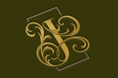 Regal vintage letter J monogram logo elegance Product Image 6